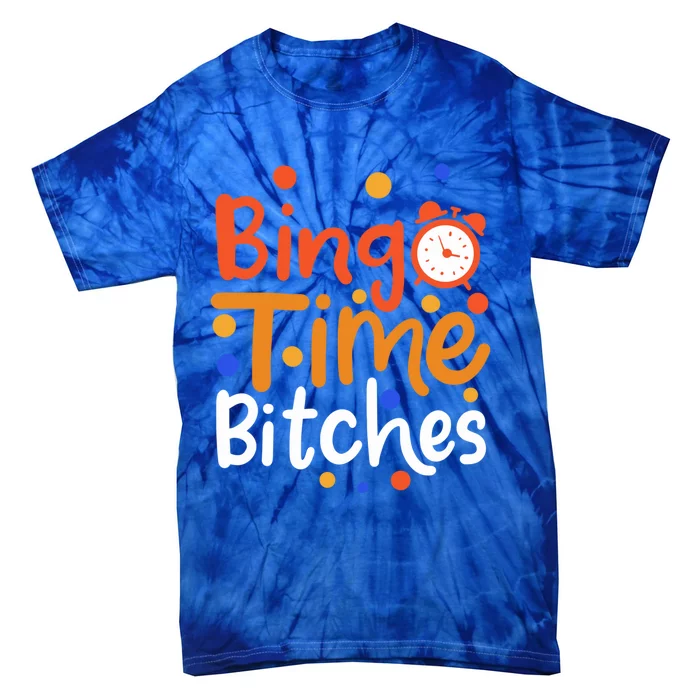 Bingo Cards Game Bingo Time Bitches Gift Tie-Dye T-Shirt