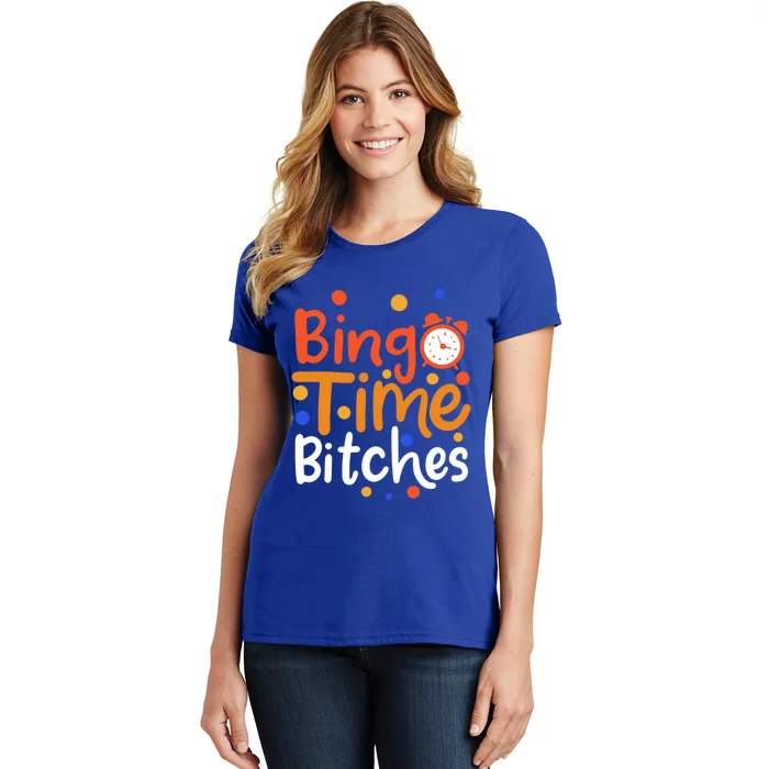 Bingo Cards Game Bingo Time Bitches Gift Women's T-Shirt