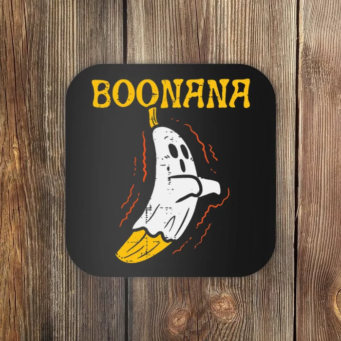 Boonana Cute Ghost Banana Halloween Costume Coaster