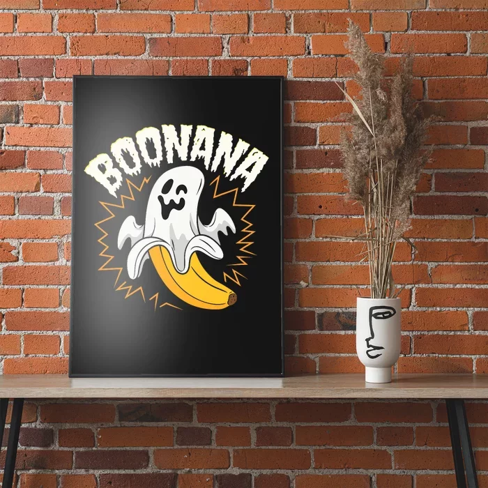 Boonana Cute Ghost Banana Halloween Costume Poster