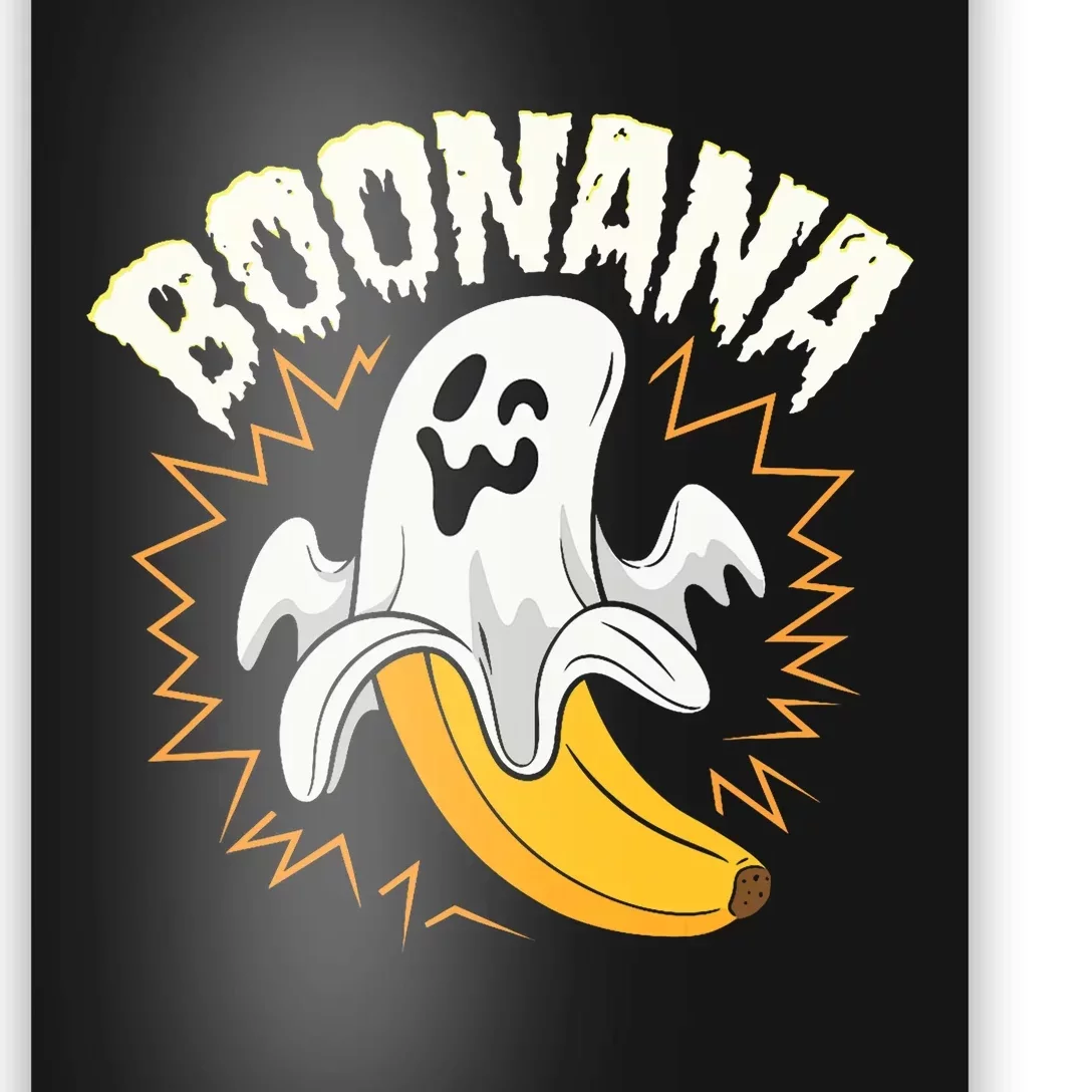 Boonana Cute Ghost Banana Halloween Costume Poster