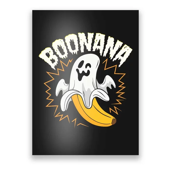 Boonana Cute Ghost Banana Halloween Costume Poster