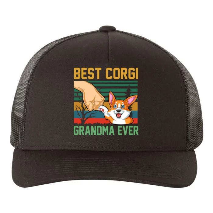 Best Corgi Grandma Ever Yupoong Adult 5-Panel Trucker Hat