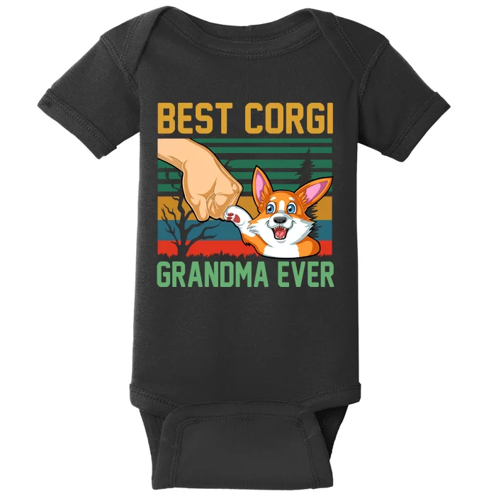 Best Corgi Grandma Ever Baby Bodysuit