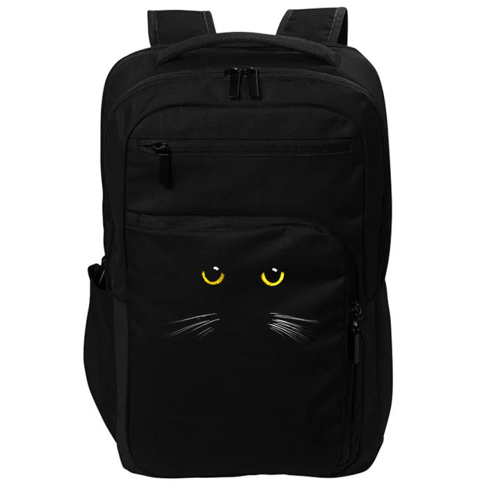 Black Cat Gift Ns Kitty Print Gift Impact Tech Backpack