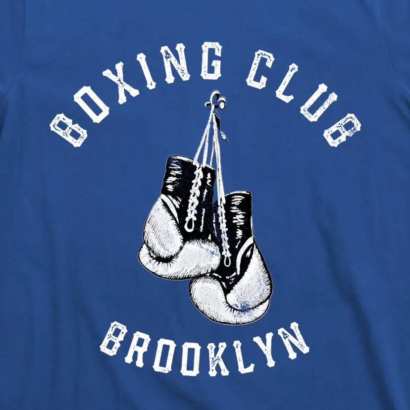 Boxing Club Gift Brooklyn Gloves Fighter New York City Gift T-Shirt