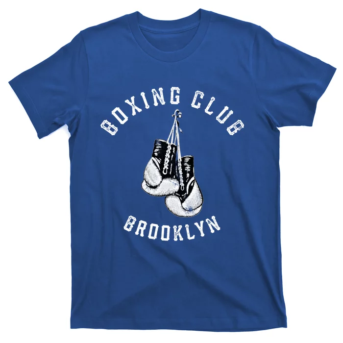 Boxing Club Gift Brooklyn Gloves Fighter New York City Gift T-Shirt