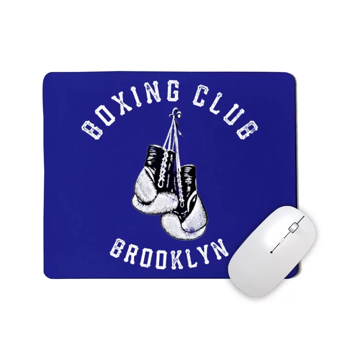 Boxing Club Gift Brooklyn Gloves Fighter New York City Gift Mousepad