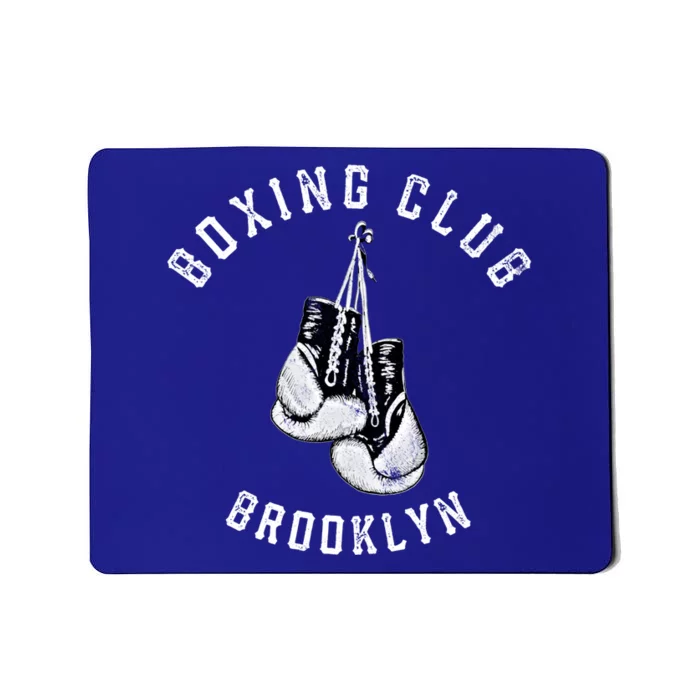 Boxing Club Gift Brooklyn Gloves Fighter New York City Gift Mousepad