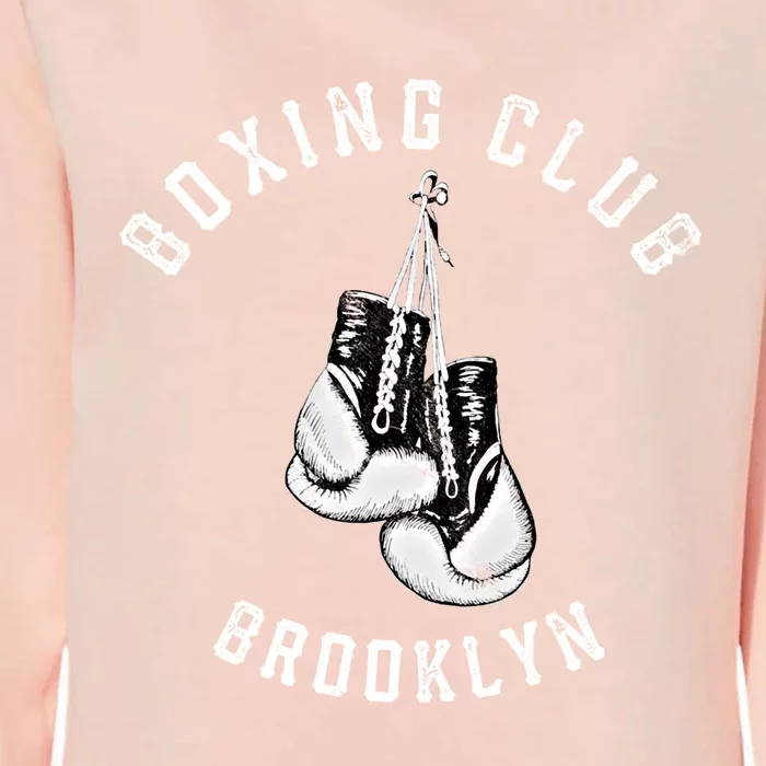 Boxing Club Gift Brooklyn Gloves Fighter New York City Gift Womens California Wash Sweatshirt