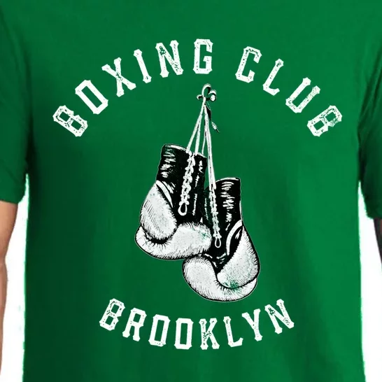 Boxing Club Gift Brooklyn Gloves Fighter New York City Gift Pajama Set