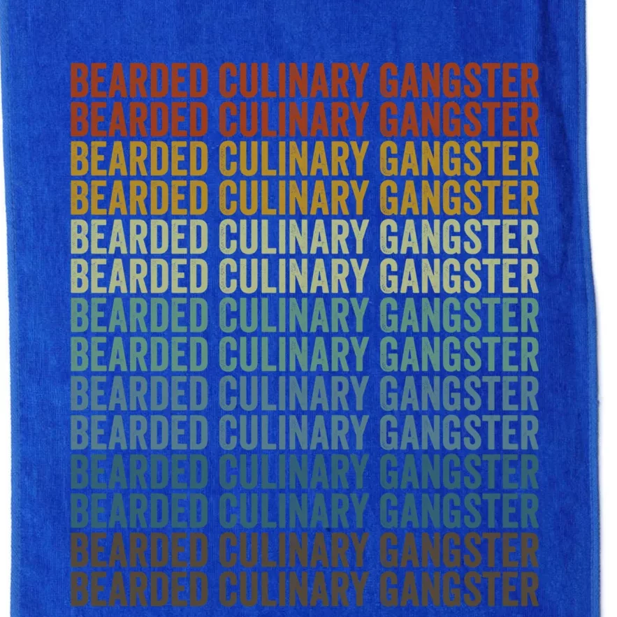 Bearded Culinary Gangster Chef Cooking Culinary Gangster Gift Platinum Collection Golf Towel