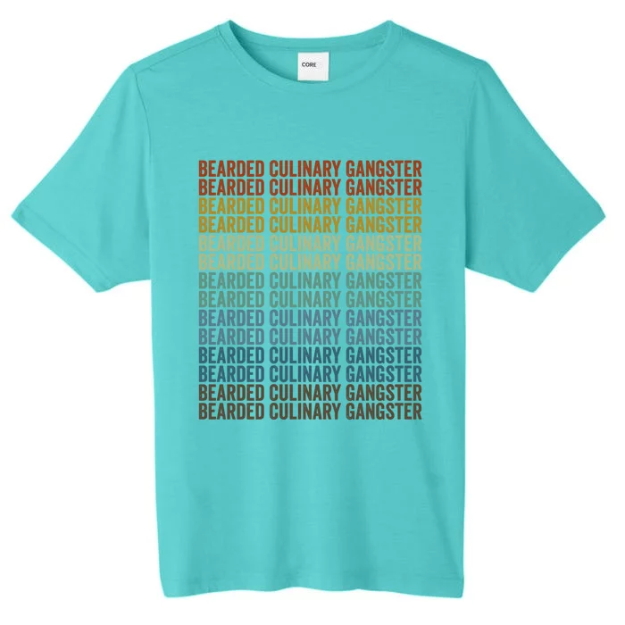 Bearded Culinary Gangster Chef Cooking Culinary Gangster Gift ChromaSoft Performance T-Shirt