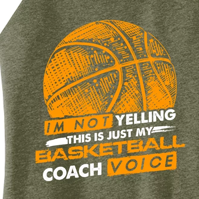 Basketball Coach Gift Idea Funny Saying Coaching Great Gift Women’s Perfect Tri Rocker Tank