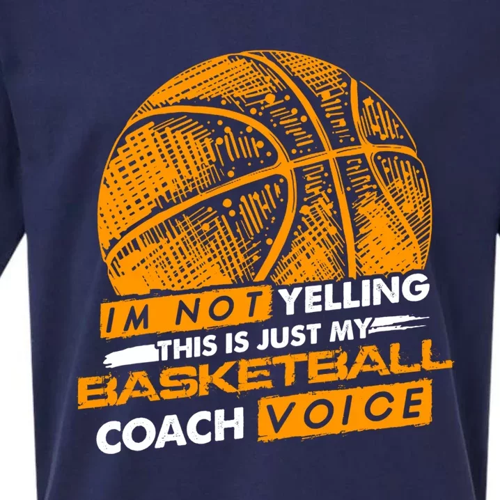 Basketball Coach Gift Idea Funny Saying Coaching Great Gift Sueded Cloud Jersey T-Shirt