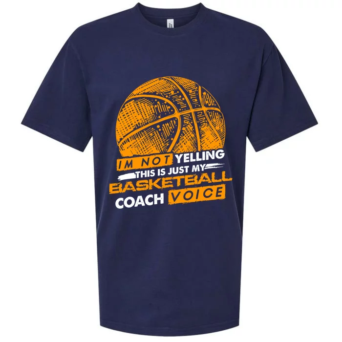 Basketball Coach Gift Idea Funny Saying Coaching Great Gift Sueded Cloud Jersey T-Shirt