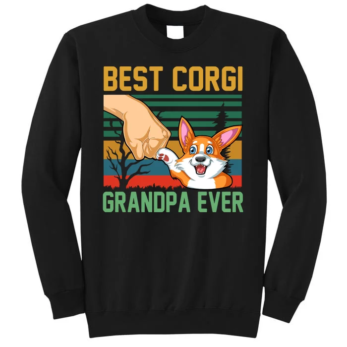 Best Corgi Grandpa Ever Tall Sweatshirt