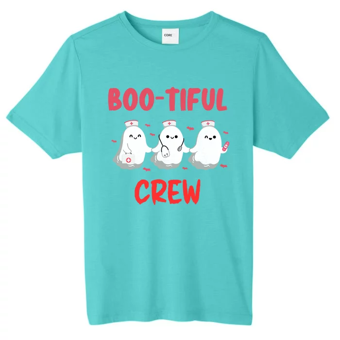 Boo Crew Ghost Halloween Paramedic Nurse Spooky Costume Cute Gift ChromaSoft Performance T-Shirt