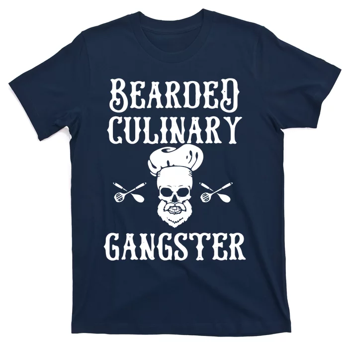 Bearded Culinary Gangster Vintage Cooking Guru T-Shirt