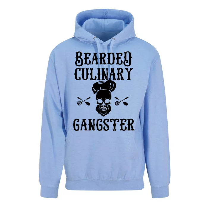 Bearded Culinary Gangster Vintage Cooking Guru Unisex Surf Hoodie