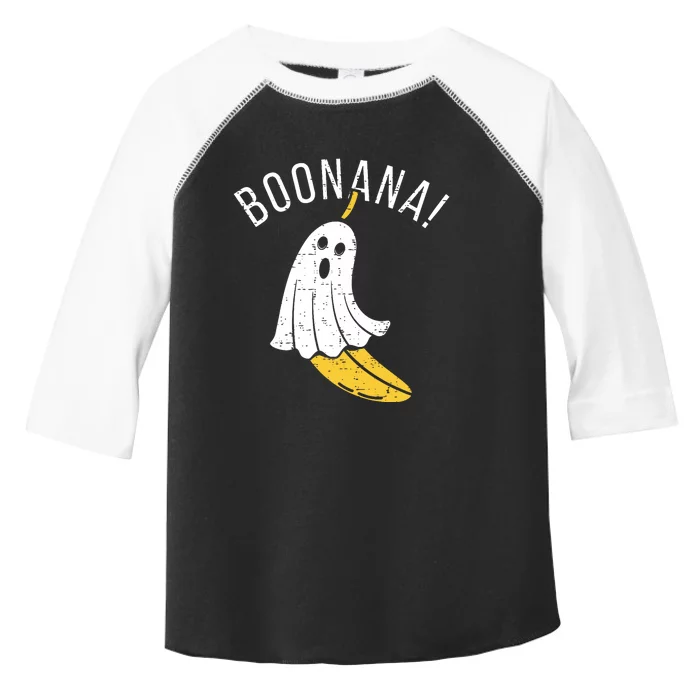 Boonana Cute Ghost Banana Halloween Costume Toddler Fine Jersey T-Shirt