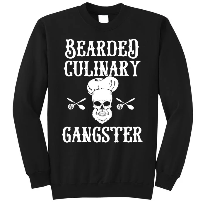 Bearded Culinary Gangster Vintage Cooking Guru Gift Sweatshirt