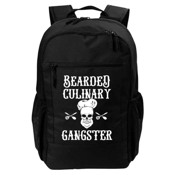 Bearded Culinary Gangster Vintage Cooking Guru Gift Daily Commute Backpack