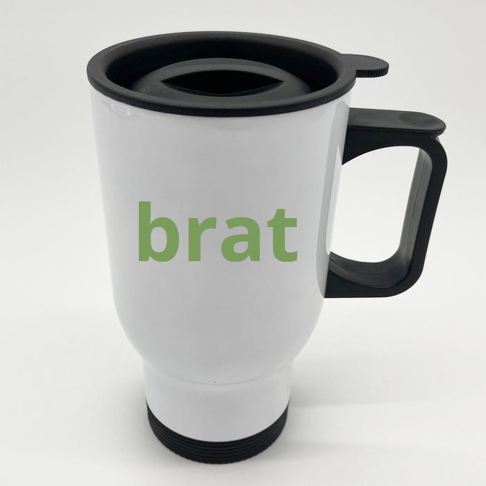 Brat Charli Girl Summer Front & Back Stainless Steel Travel Mug