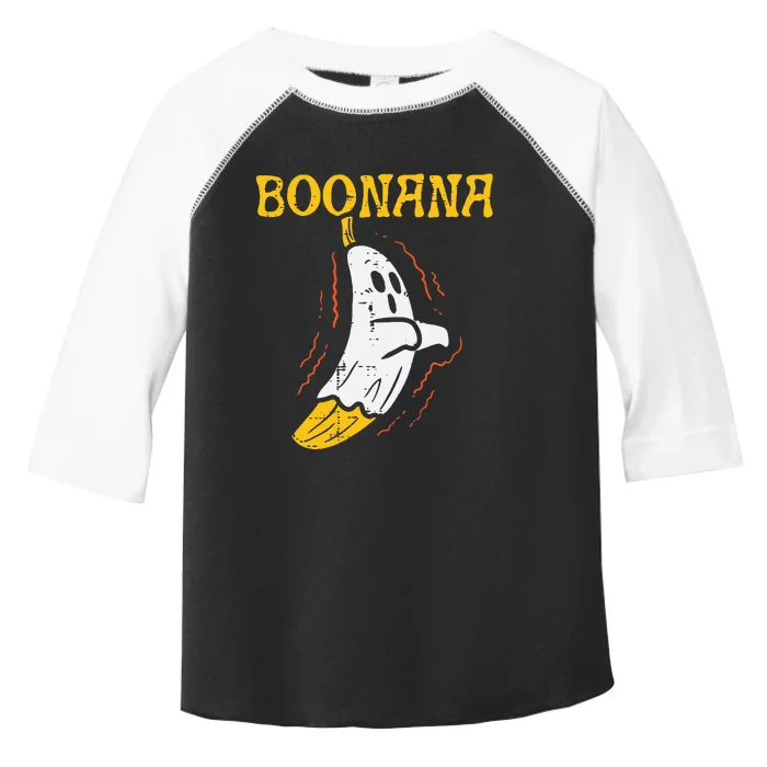 Boonana Cute Ghost Banana Halloween Costume Toddler Fine Jersey T-Shirt