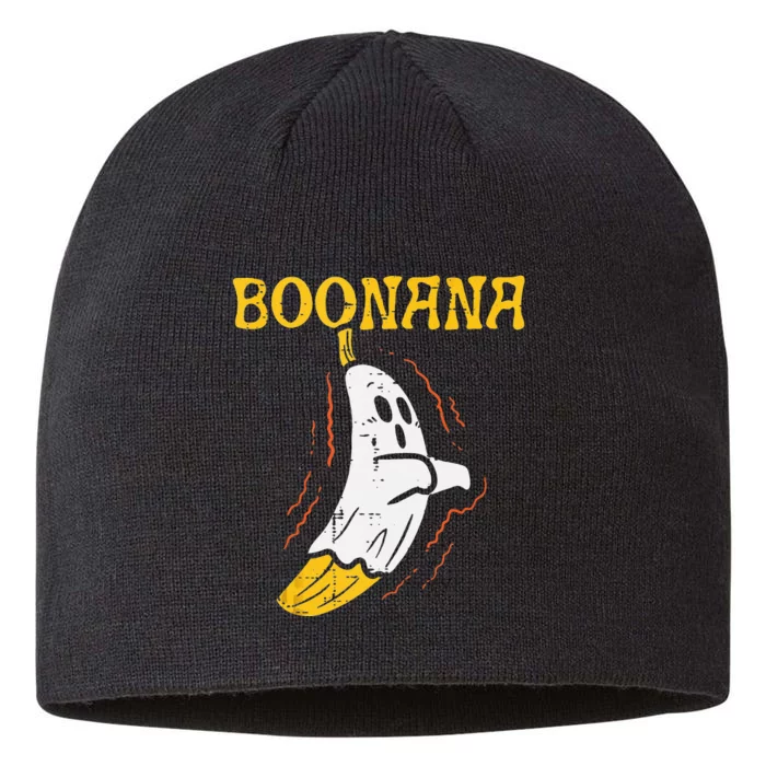 Boonana Cute Ghost Banana Halloween Costume 8 1/2in Sustainable Knit Beanie