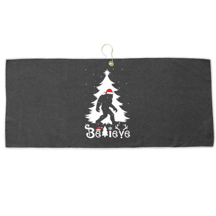 Bigfoot Christmas Gifts For Boy Girls Funny Christmas Large Microfiber Waffle Golf Towel