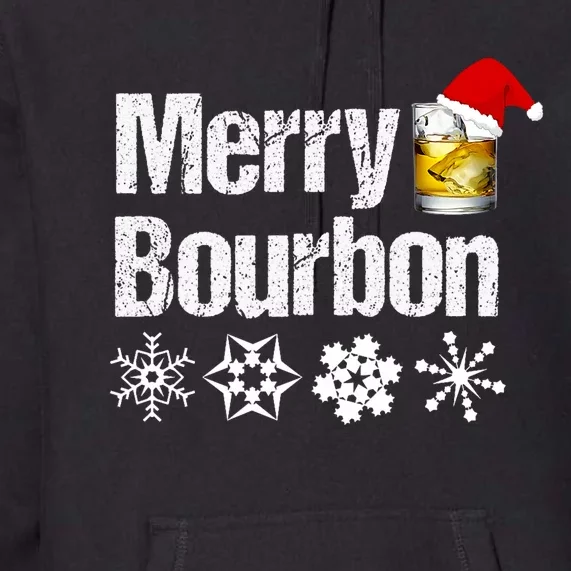 Bourbon Christmas Gift Merry Bourbon Premium Hoodie