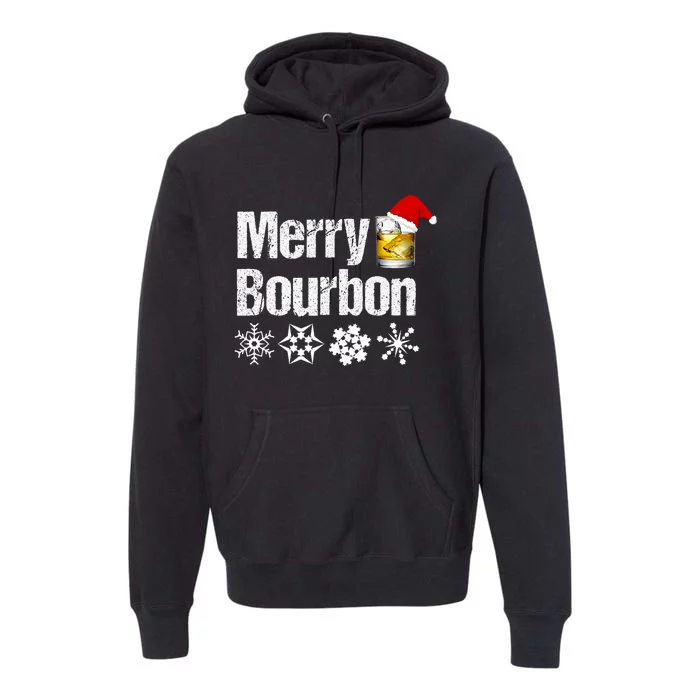 Bourbon Christmas Gift Merry Bourbon Premium Hoodie