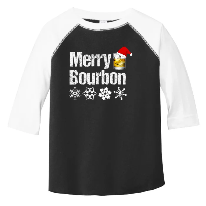 Bourbon Christmas Gift Merry Bourbon Toddler Fine Jersey T-Shirt