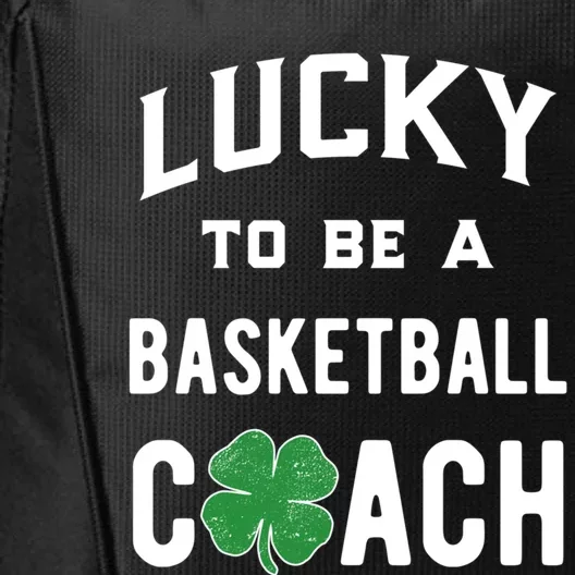 Basketball Coach Gift Lucky Irish St Patricks Day Gift City Backpack