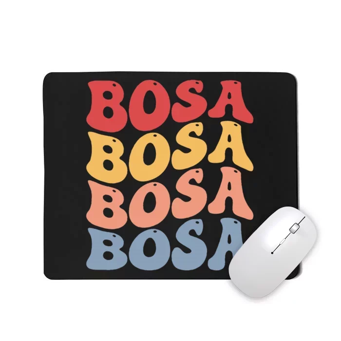 Bosa City Groovy Retro Mousepad