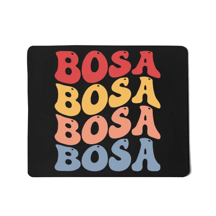 Bosa City Groovy Retro Mousepad