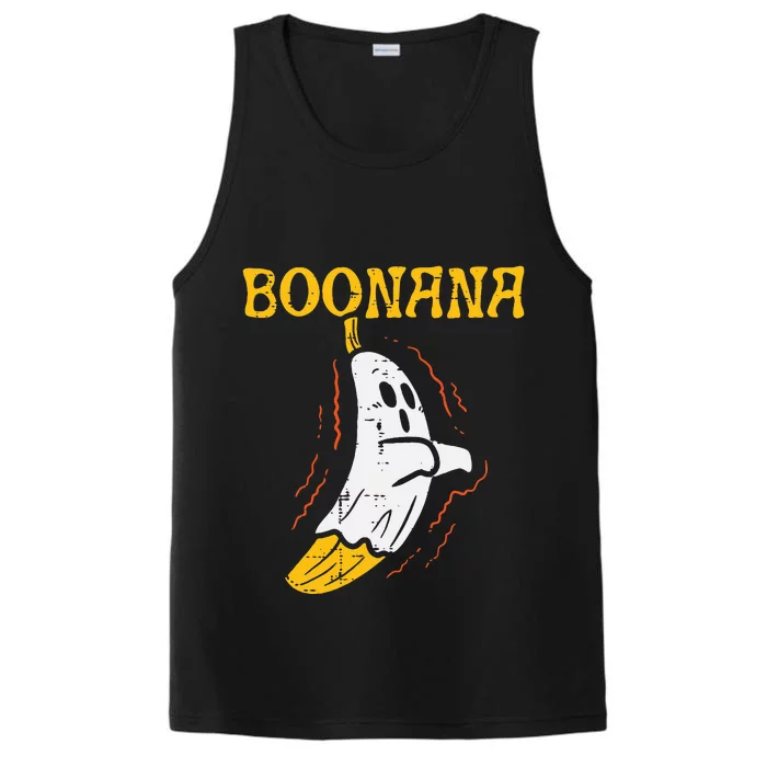 Boonana Cute Ghost Banana Halloween Performance Tank