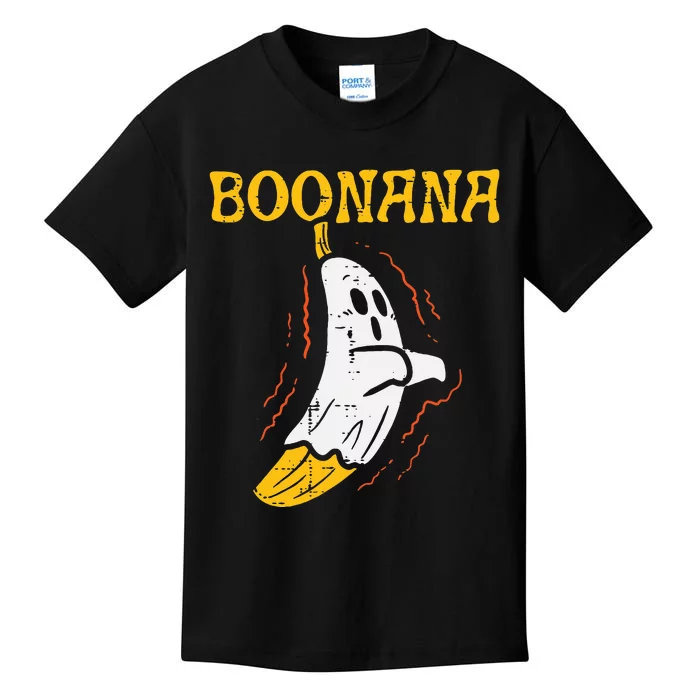 Boonana Cute Ghost Banana Halloween Kids T-Shirt