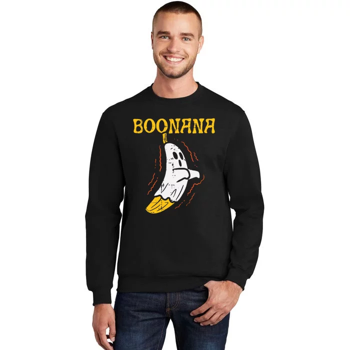 Boonana Cute Ghost Banana Halloween Costume Tall Sweatshirt