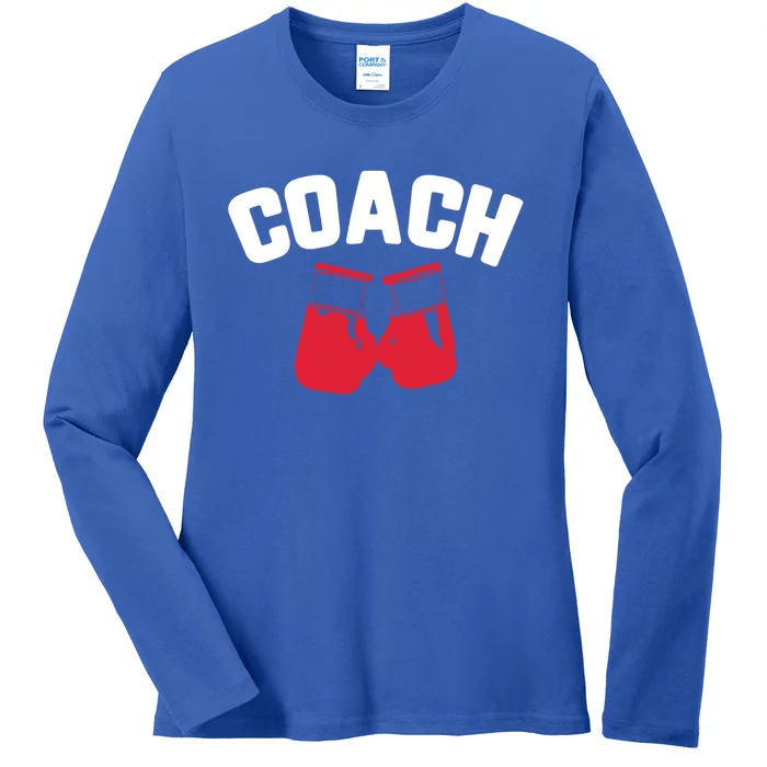 Boxing Coach Gift Funny Gift Ladies Long Sleeve Shirt