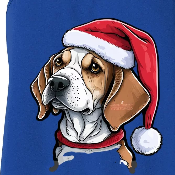 Beagle Christmas Gift Women's Racerback Tank