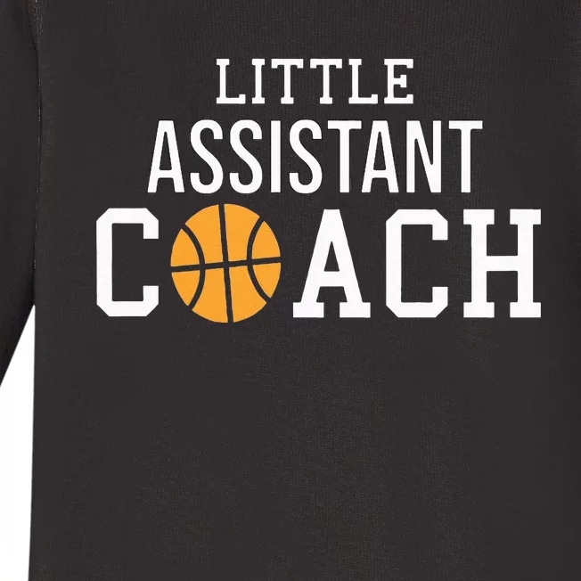 Basketball Coach Gift For Child Assistant Coach Baby Long Sleeve Bodysuit