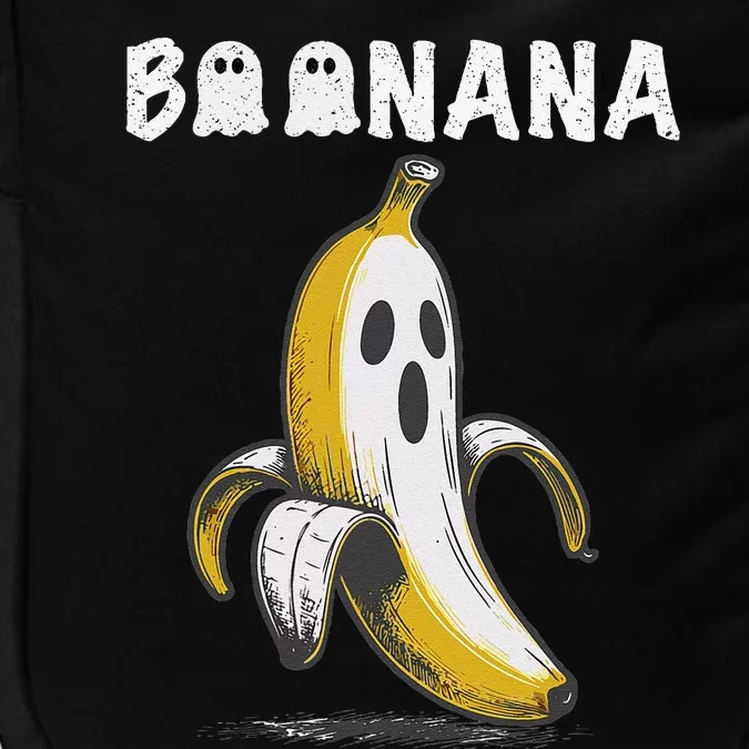 Boonana Cute Ghost Banana Halloween Impact Tech Backpack