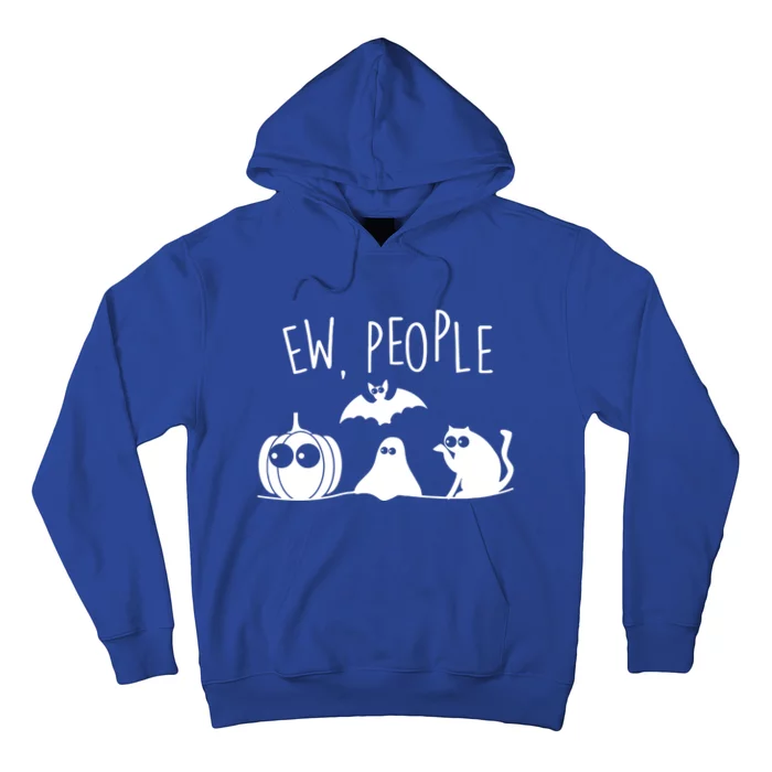 Black Cafunny Gift Funny Ew People Meowy Cat Lovers Meaningful Gift Hoodie