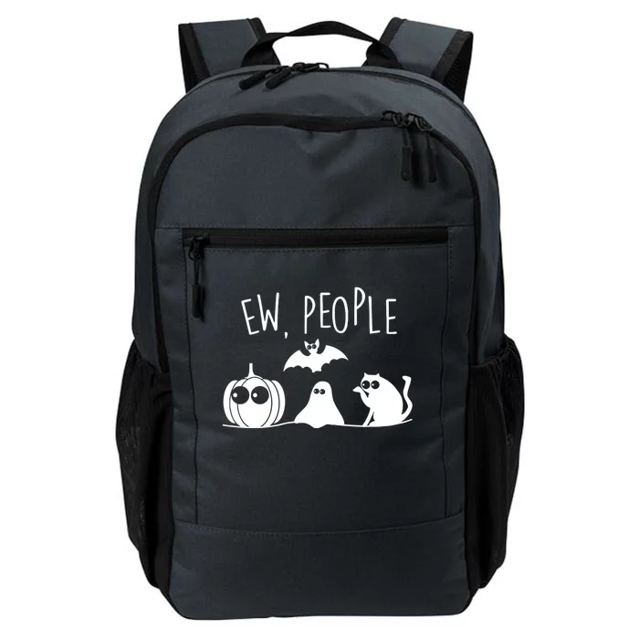 Black Cafunny Gift Funny Ew People Meowy Cat Lovers Meaningful Gift Daily Commute Backpack