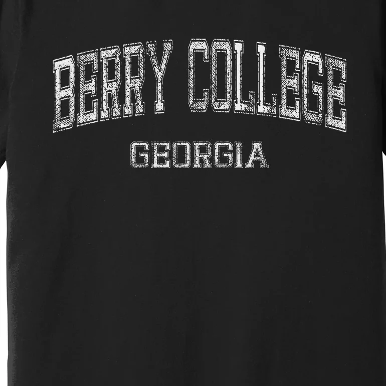 Berry College Georgia Retro Sports Design Premium T-Shirt