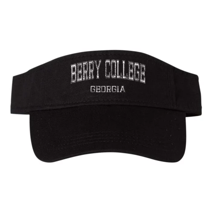 Berry College Georgia Retro Sports Design Valucap Bio-Washed Visor