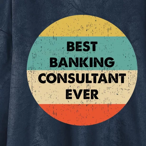 Banking Consultanmeaningful Gift Best Banking Consultant Ever Gift Hooded Wearable Blanket