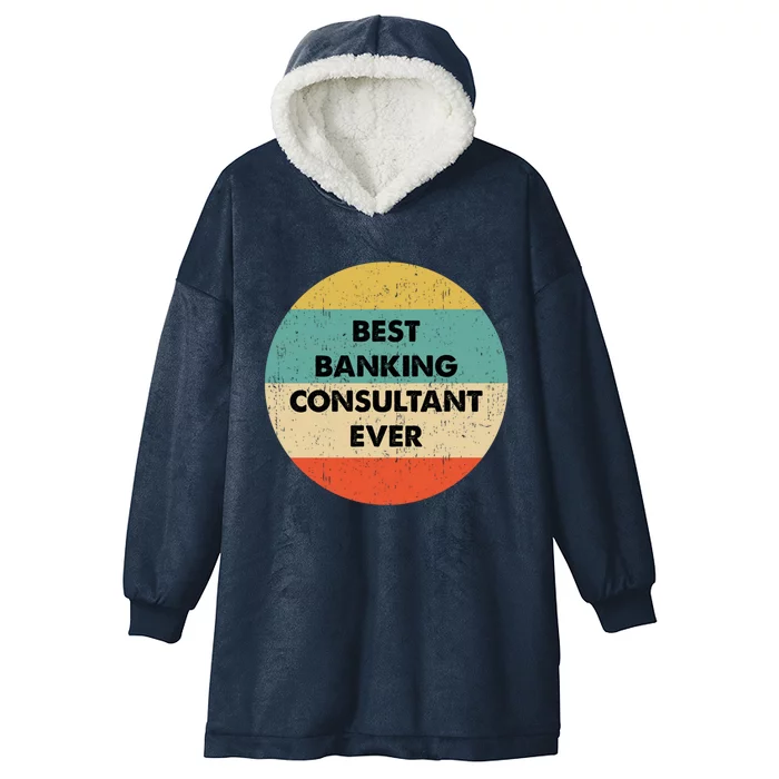 Banking Consultanmeaningful Gift Best Banking Consultant Ever Gift Hooded Wearable Blanket